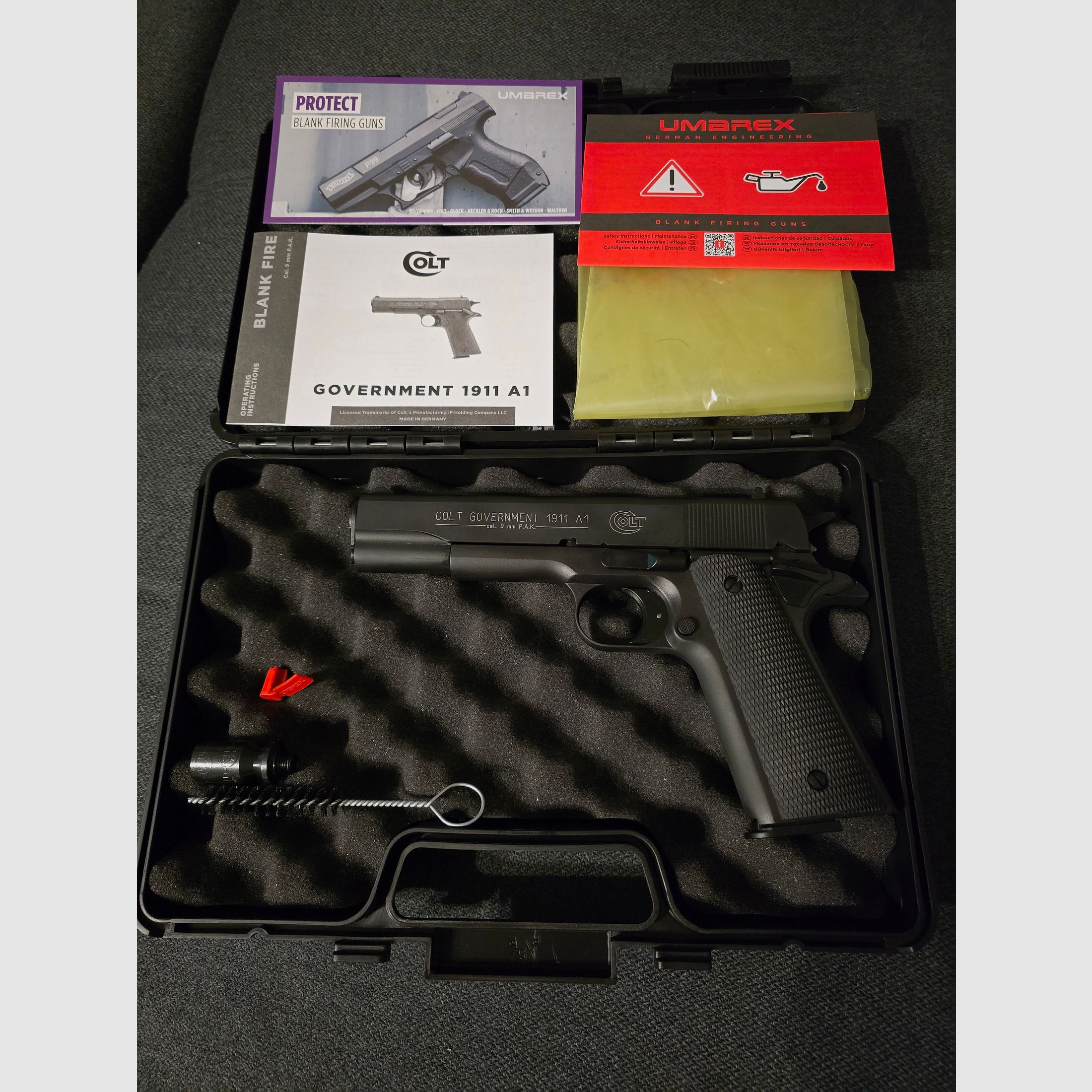 Colt Government 1911 A1 pistola a salve 9mm PAK