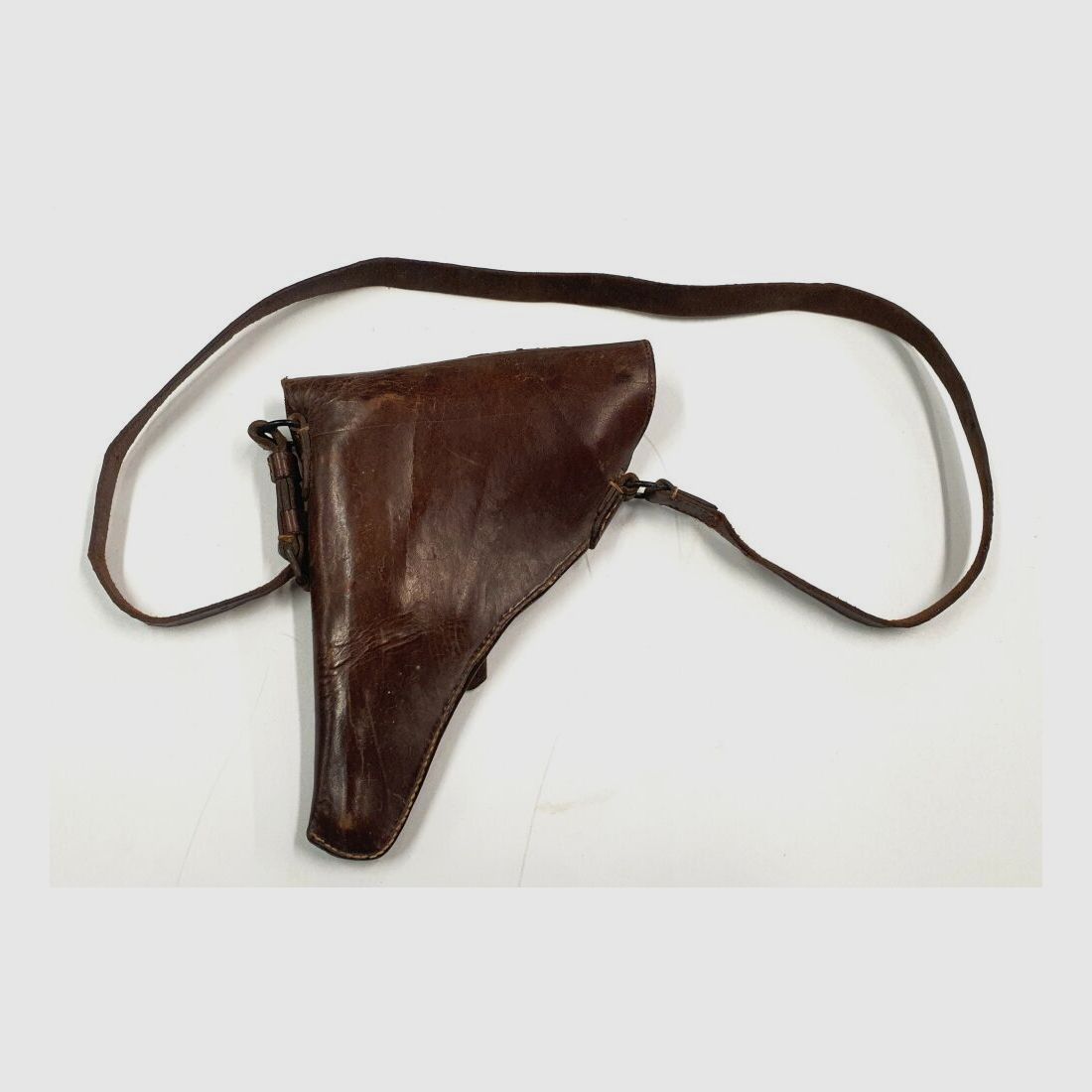 Unbekannt Schweizer leder Holster für P08 Parabellum