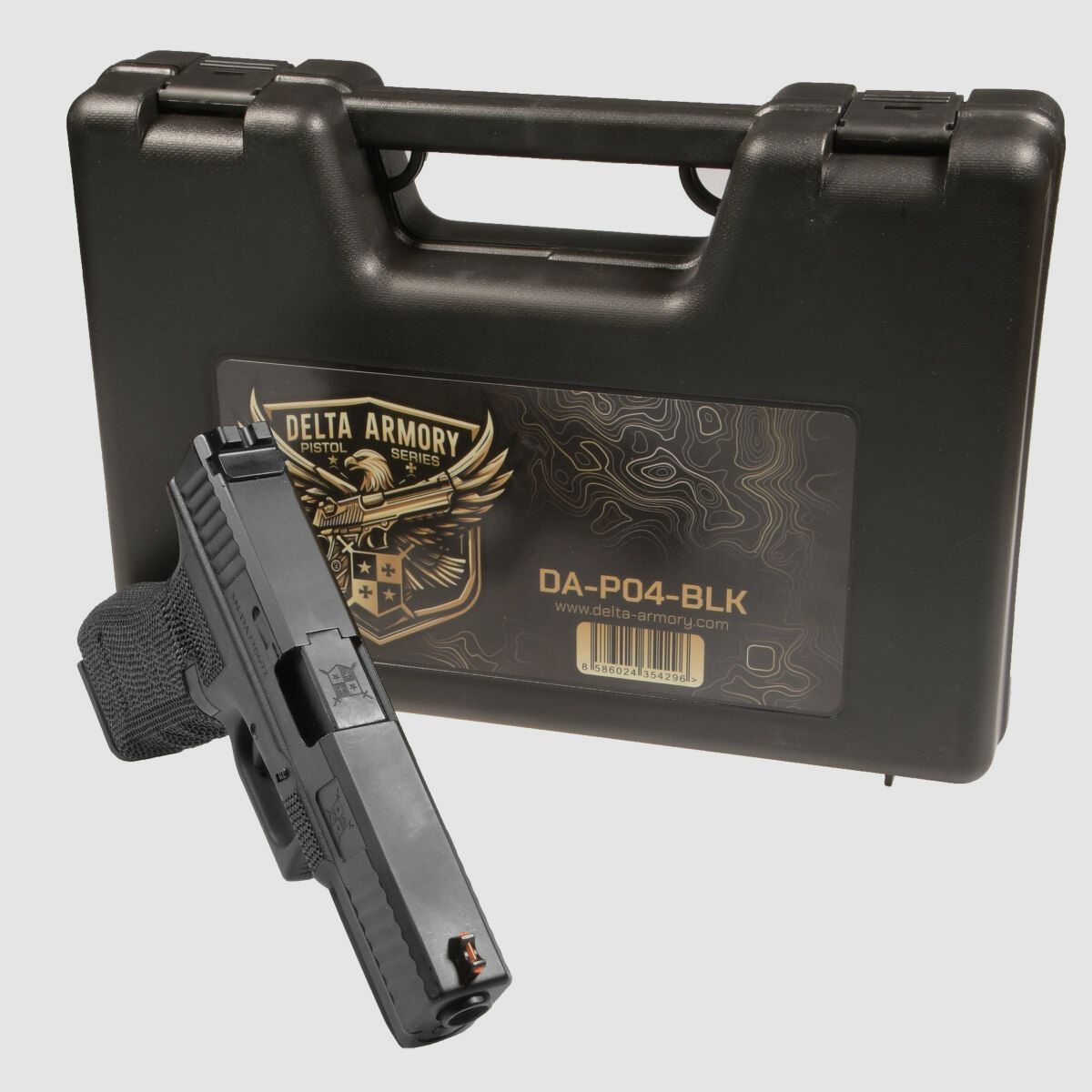 P04 GBB Airsoft Pistole in Schwarz | Delta Armory