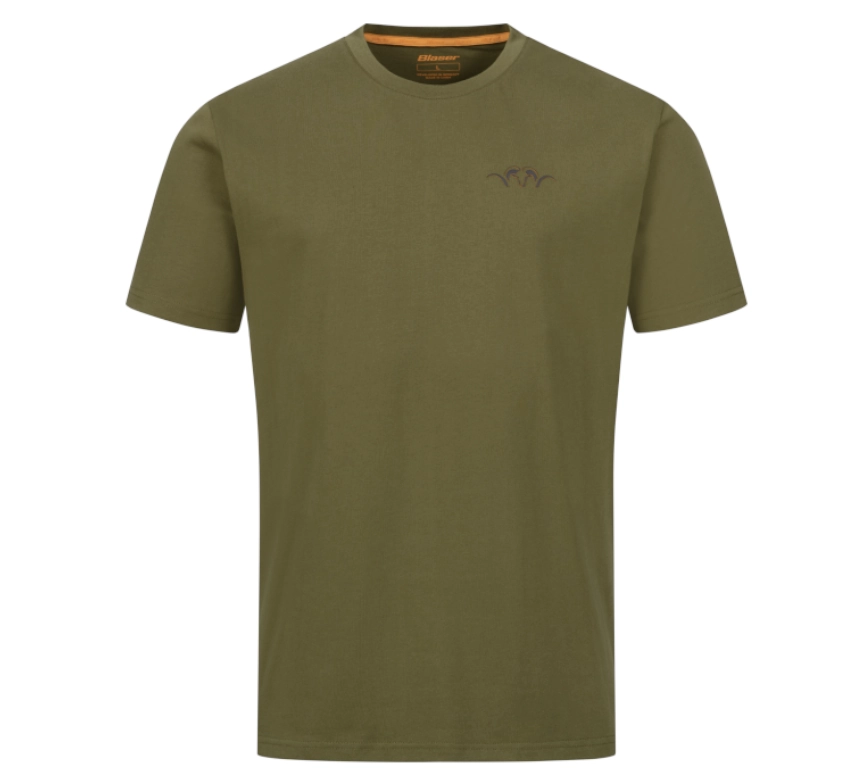 Blaser Argali Badge T-Shirt 26 261005-006/566 – Oliv