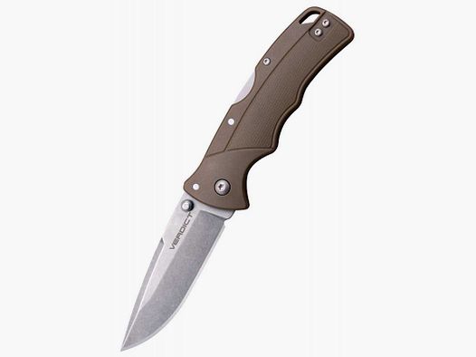 Cold Steel Verdict Pocket Knife, Spear Point, 4116SS, Flat Dark Earth Handle