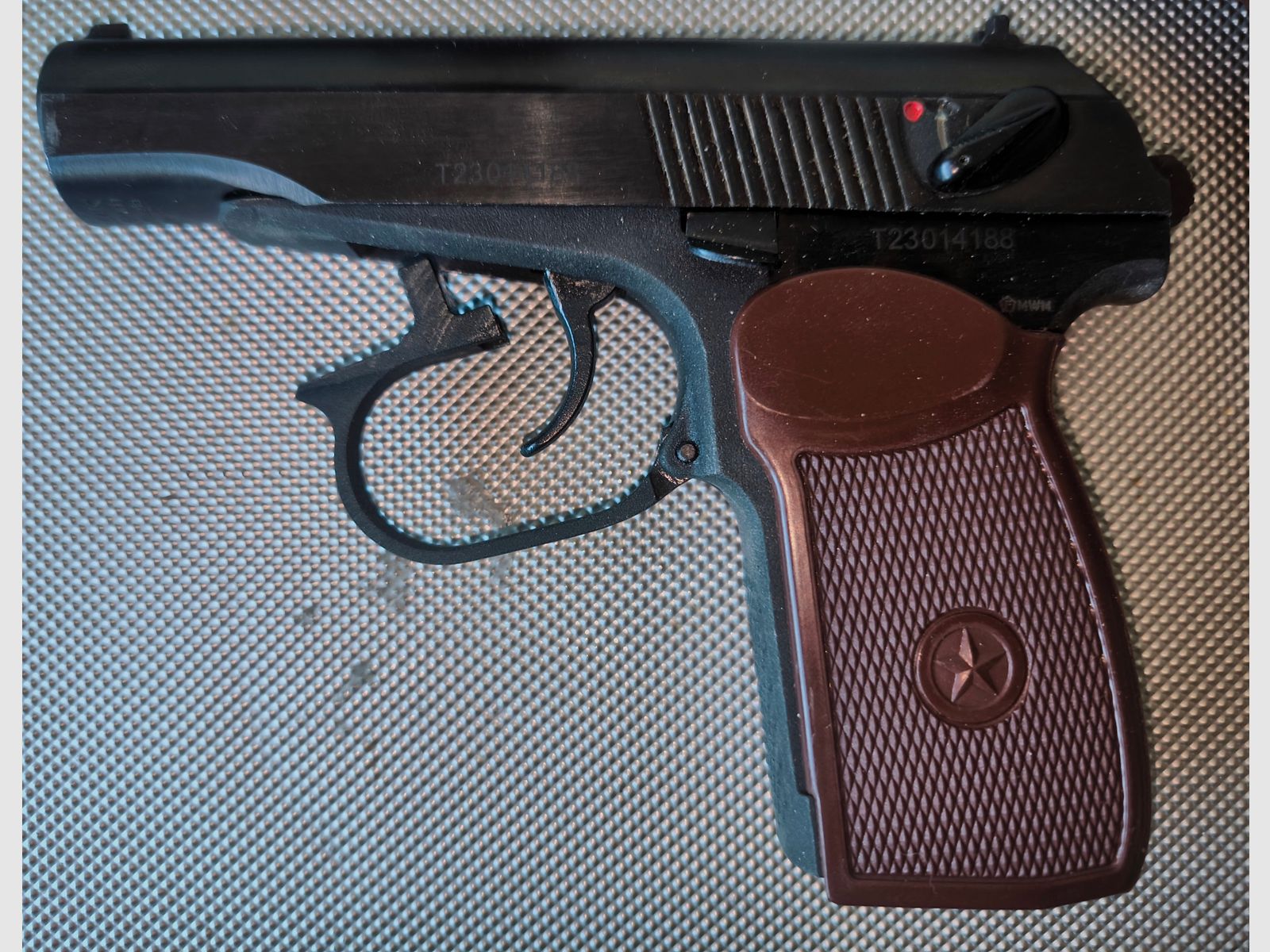 ⚠️ Achtung Plinker & Makarov Fans / Echte Rarität!! Baikal-Makarov MP- 654K Made in Russia & MDI-Braunes Leder Holster!! +1Dose 4,5mmStahlk. 