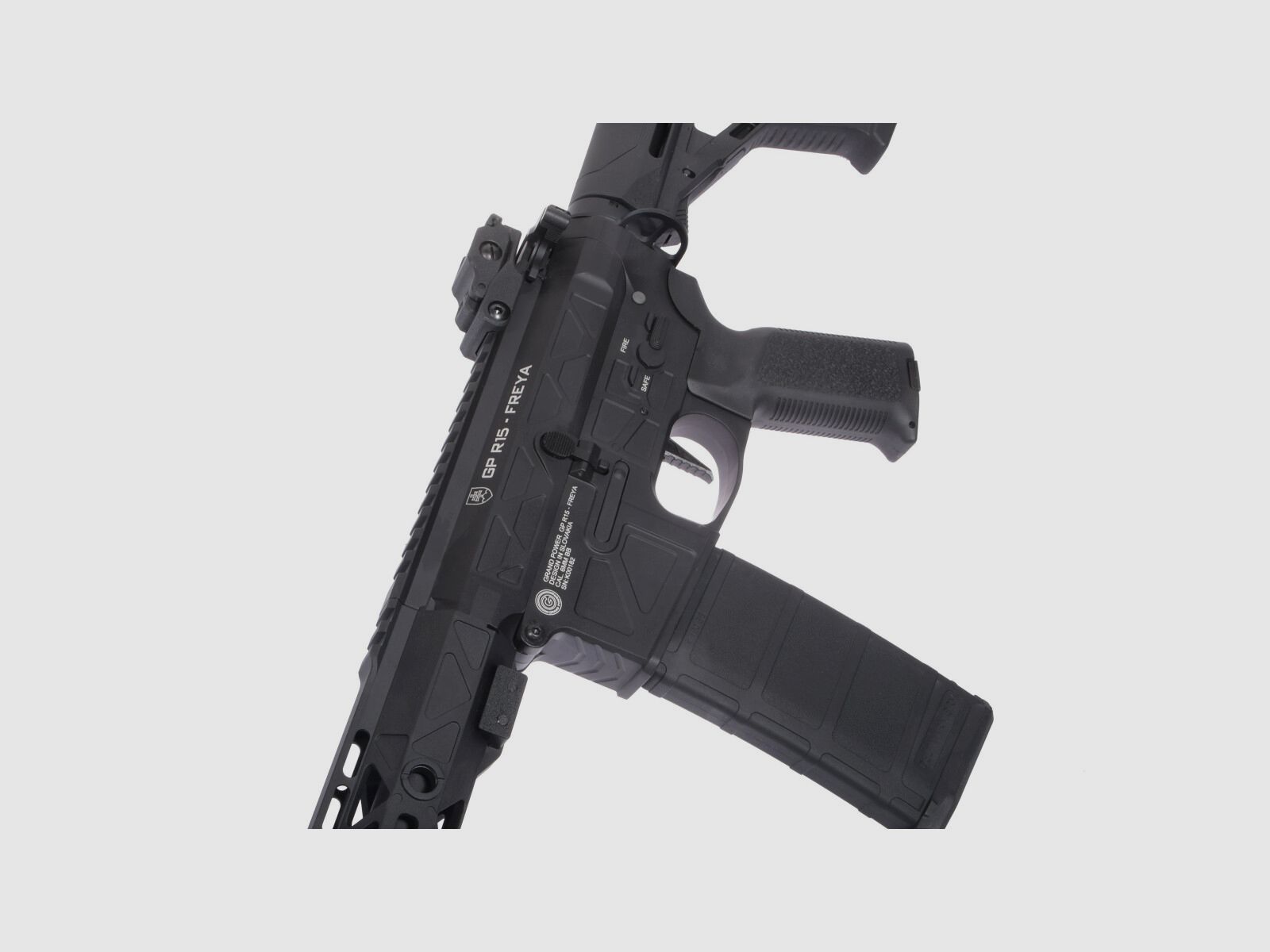 GP R15 FREYA 13" CNC Mlok FREYA ALPHA S-AEG Schwarz Frei ab 18 Jahren | Delta Armory