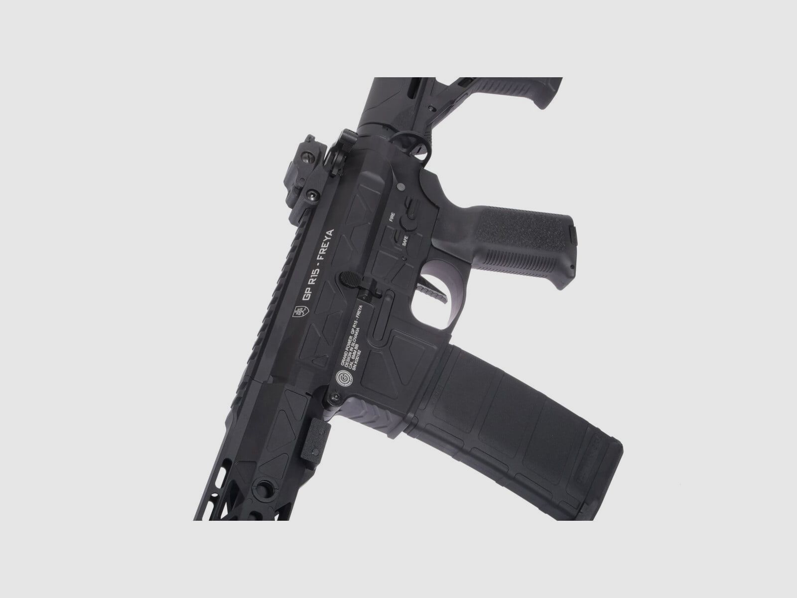 GP R15 FREYA 13" CNC Mlok FREYA ALPHA S-AEG Schwarz Frei ab 18 Jahren | Delta Armory