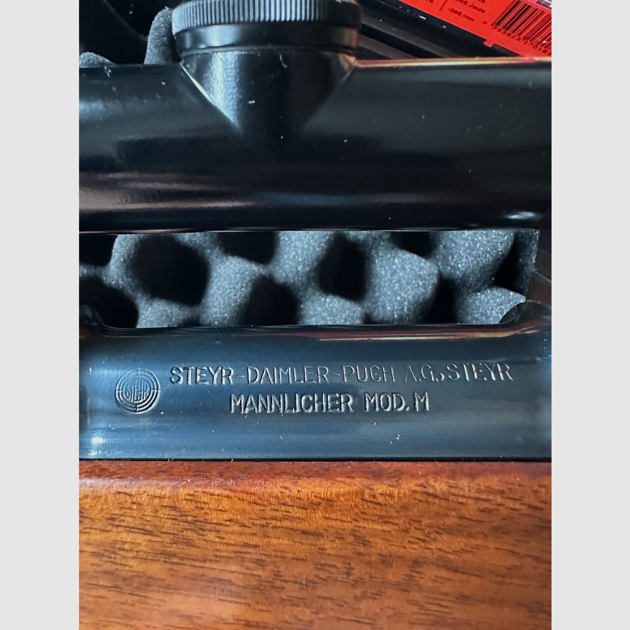 Steyr Mannlicher Model M – hunting rifle with German set trigger, including Zeiss scope, Docter sight & ammunition