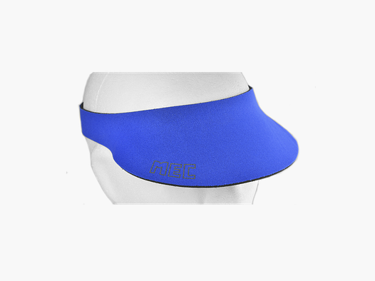 MEC Visor, casquette en néoprène pour protection contre l'éblouissement, bleu-noir