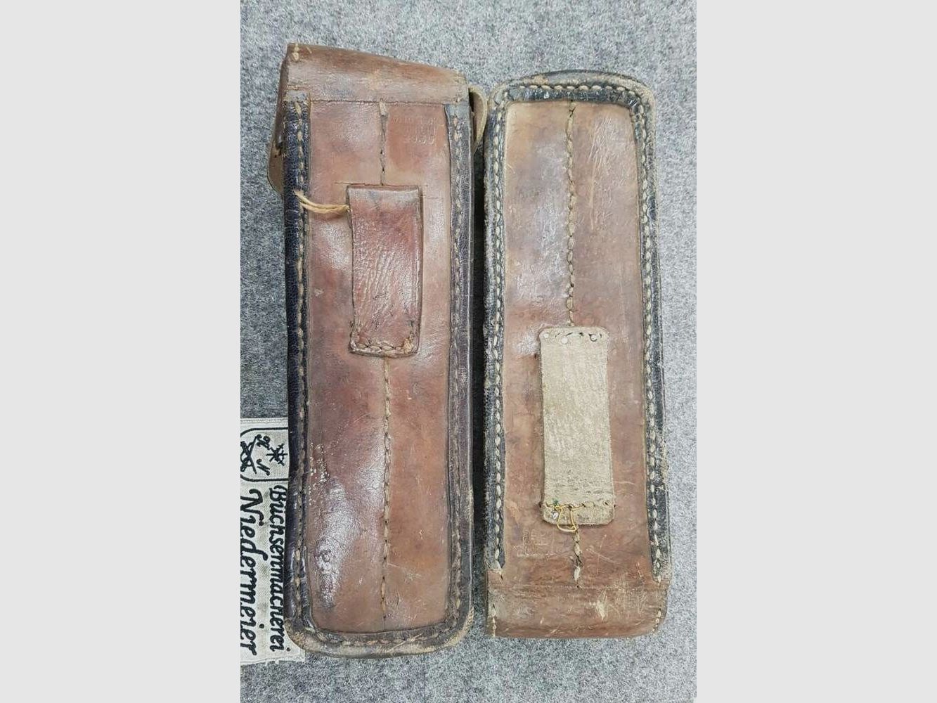 Otto Sindel Berlin Magazintasche MP18 & MP28 für 2 Magazine gut - Segeltuch