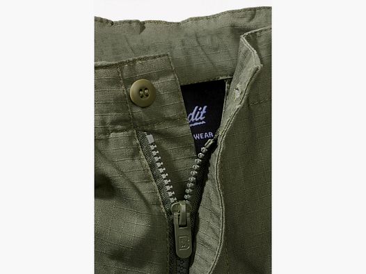 Brandit Brandit Kinder Shorts Kids BDU Ripstop Shorts - Oliv / 122/128