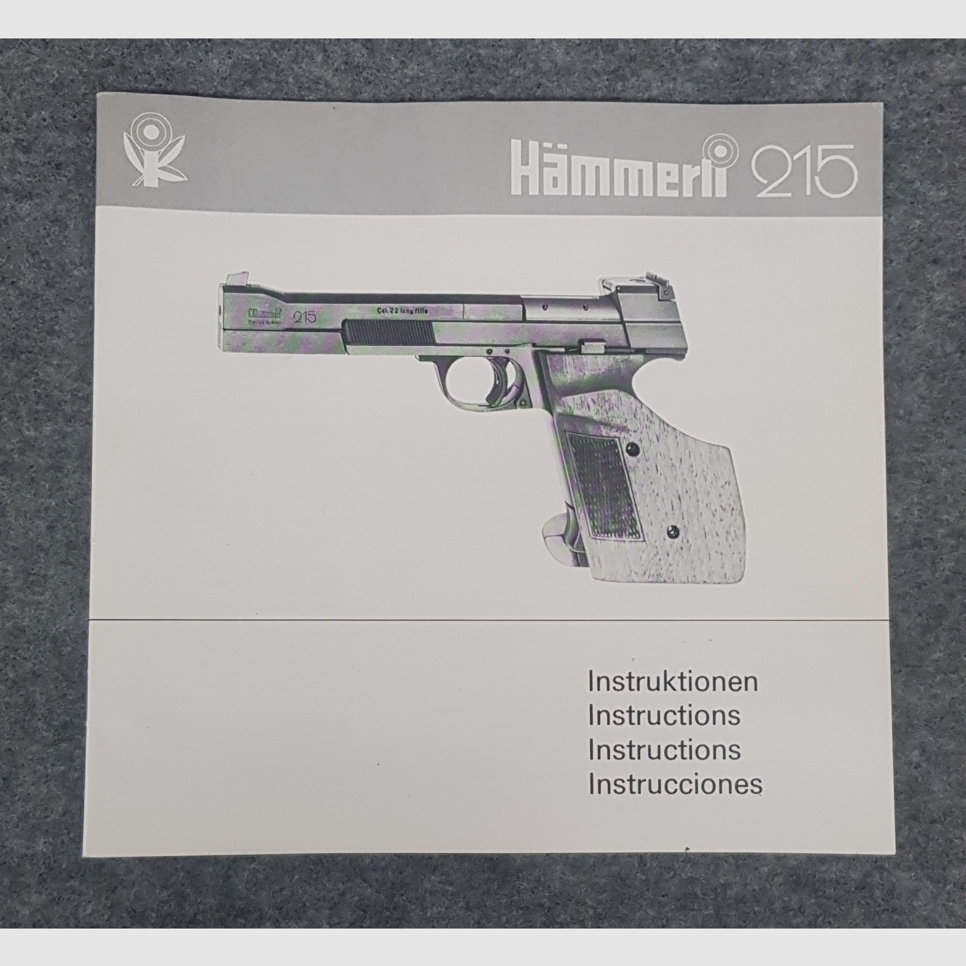 Hämmerli  Mod. 150  208  215  280  Beschreibung Bedienungsanleitung Luftpistole Luftgewehr KK Gewehr Co2 Pistole siehe Beschreibung. Preis ab