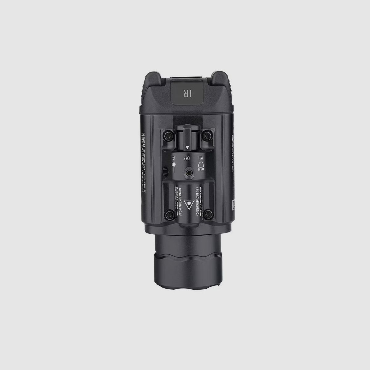 Olight - Latarka pistoletowa z celownikiem laserowym Baldr IR - 1350 lumenów - Czarna, zdjęcie 7 z 8