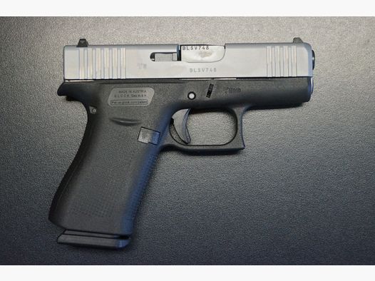 Glock 43X Silver Slide
