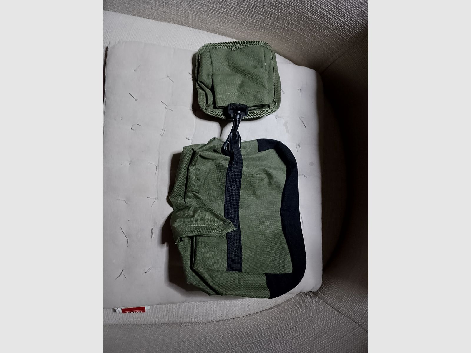 Saco de arena para armas Rest Sniper Sack soporte rifle verde bolsa de arena set de 2 piezas nuevo sin usar