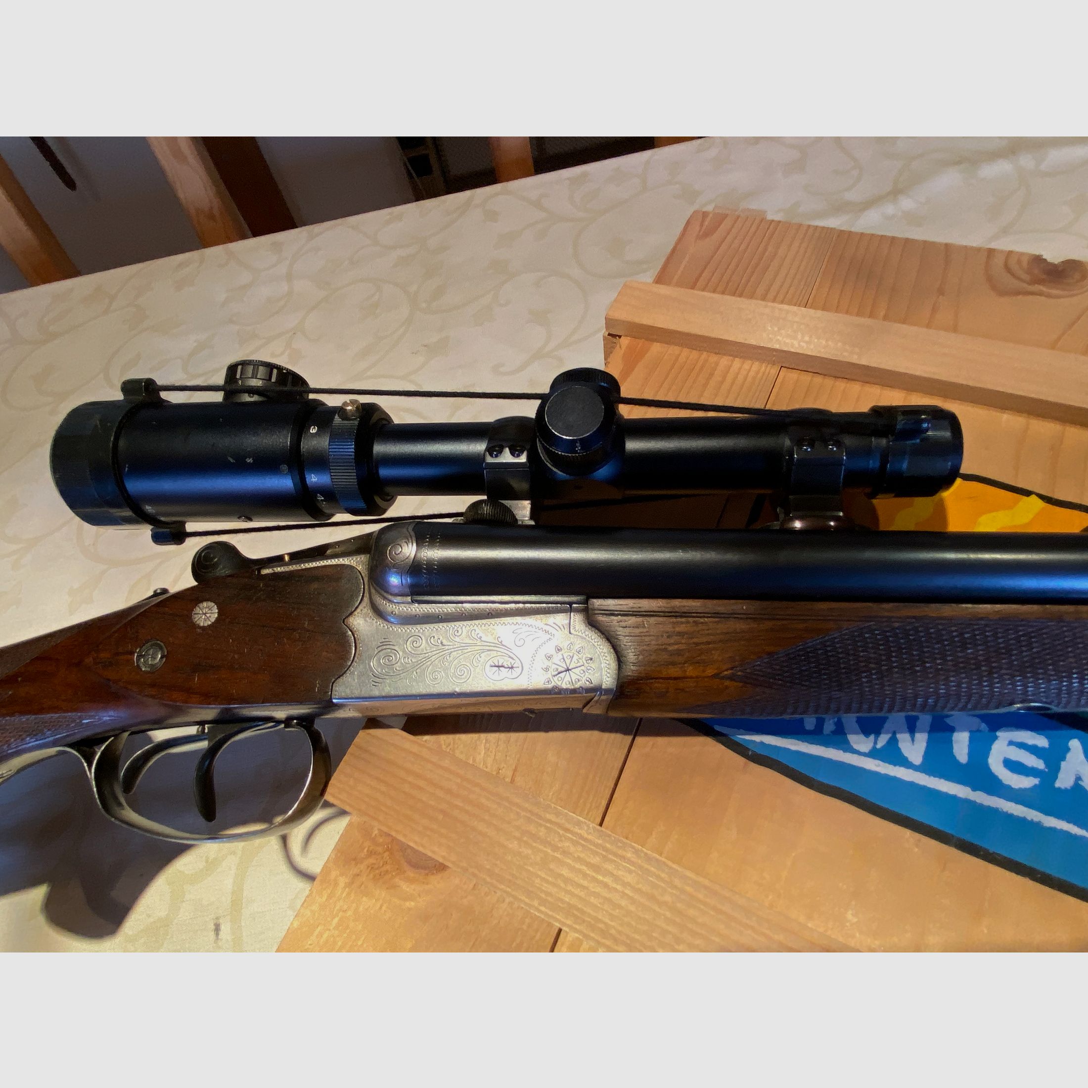 For sale: Drilling Gebrüder Merkel Suhl Model 32, Serial No. 976844, manufactured in 1976