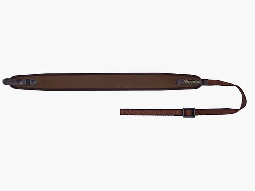 Niggeloh Gewehrriemen Universal Neopren - Braun mit Schnellverschluss