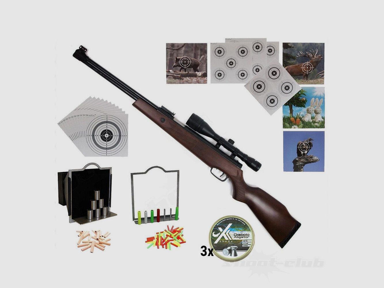 Hämmerli Hunter Force 900 Unterhebel - Spanner Super Target Set