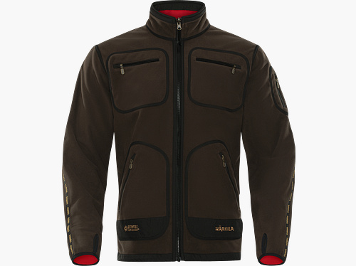 Härkila Kamko Fleecejacke Brown/ Red