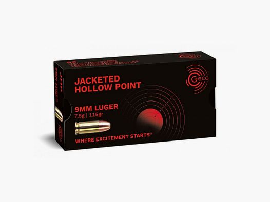 GECO 9 PARA 115 GRS / 7,45 G JHP 50 STK