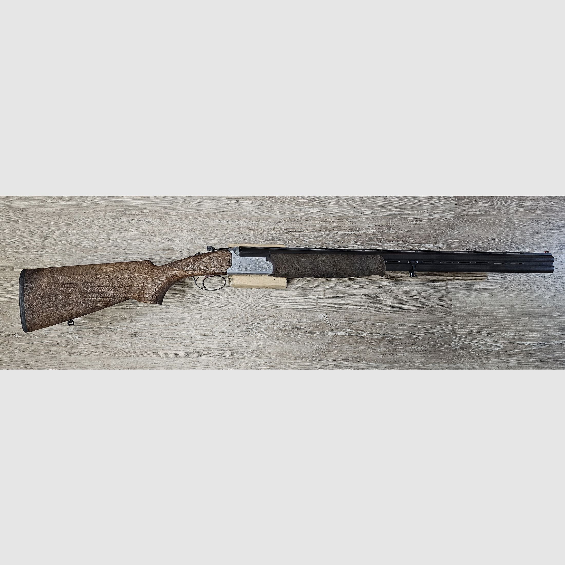 Rizzini double-barrel shotgun caliber 12/70 (custom stock, selectable single trigger, engravings, ejectors)
