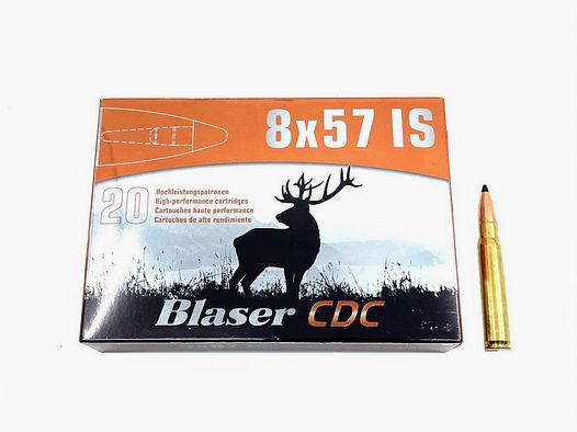 Büchsenpatronen Blaser 8x57 IS CDC 11,0g. 170gr. Bleifrei !!!