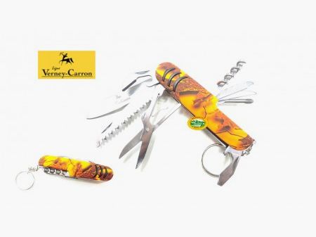 VERNEY CARRON Taschenmesser Kronos multifunktional camo LVAC212