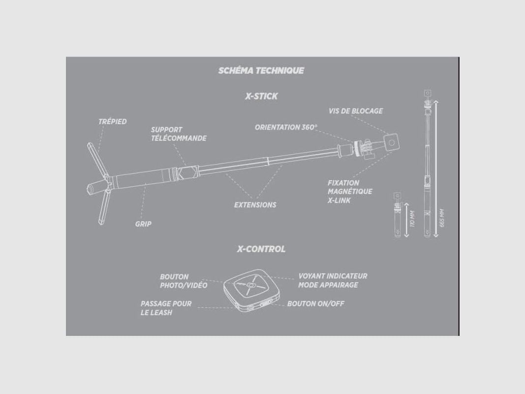 CROSSCALL – X-STICK | Telescopic Stick with Magnetic Attachment, image 3 of 6