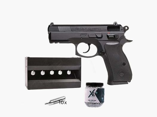 CZ CZ 75D Compact CO2 Pistole 4,5 mm Stahl BBs Plinking Set