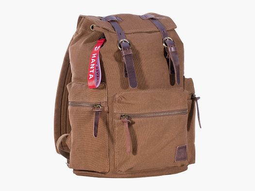Hanta Hanta Nature Rucksack Canvas 20 L braun