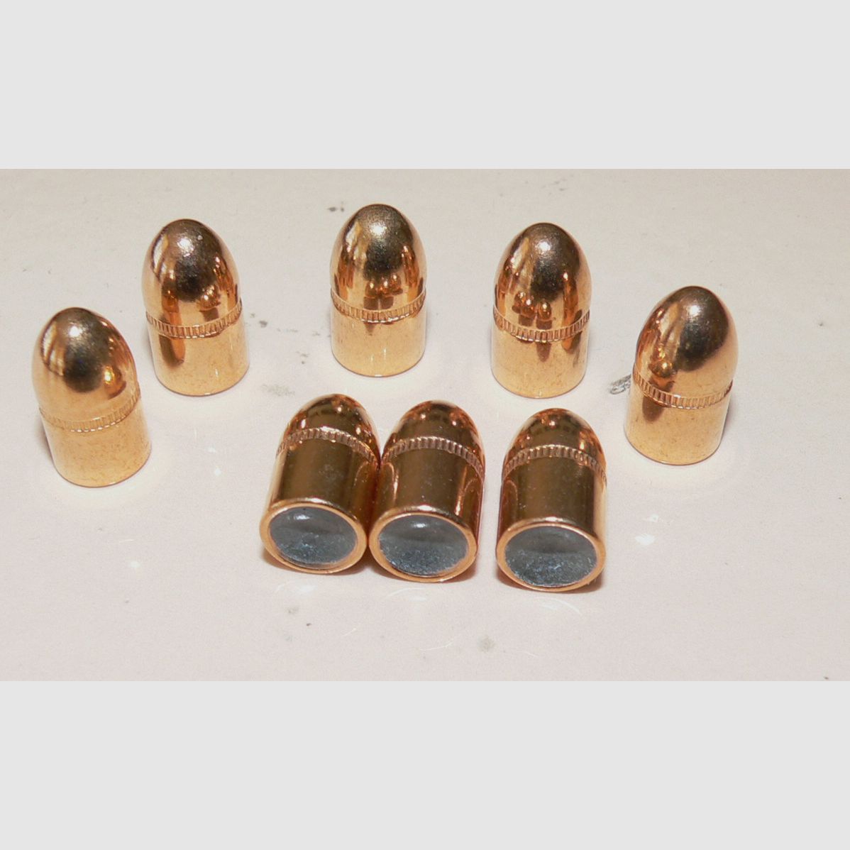 Cartridges for caliber 7.65mm, with crimping ring, 92 grains