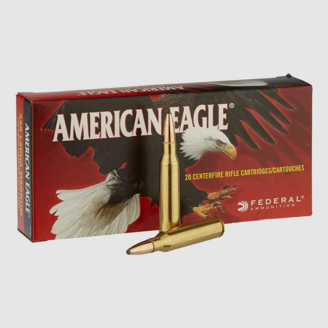 .338 Lapua Mag. Power Shok Tlm 16,2g/250grs. Municiones Federal