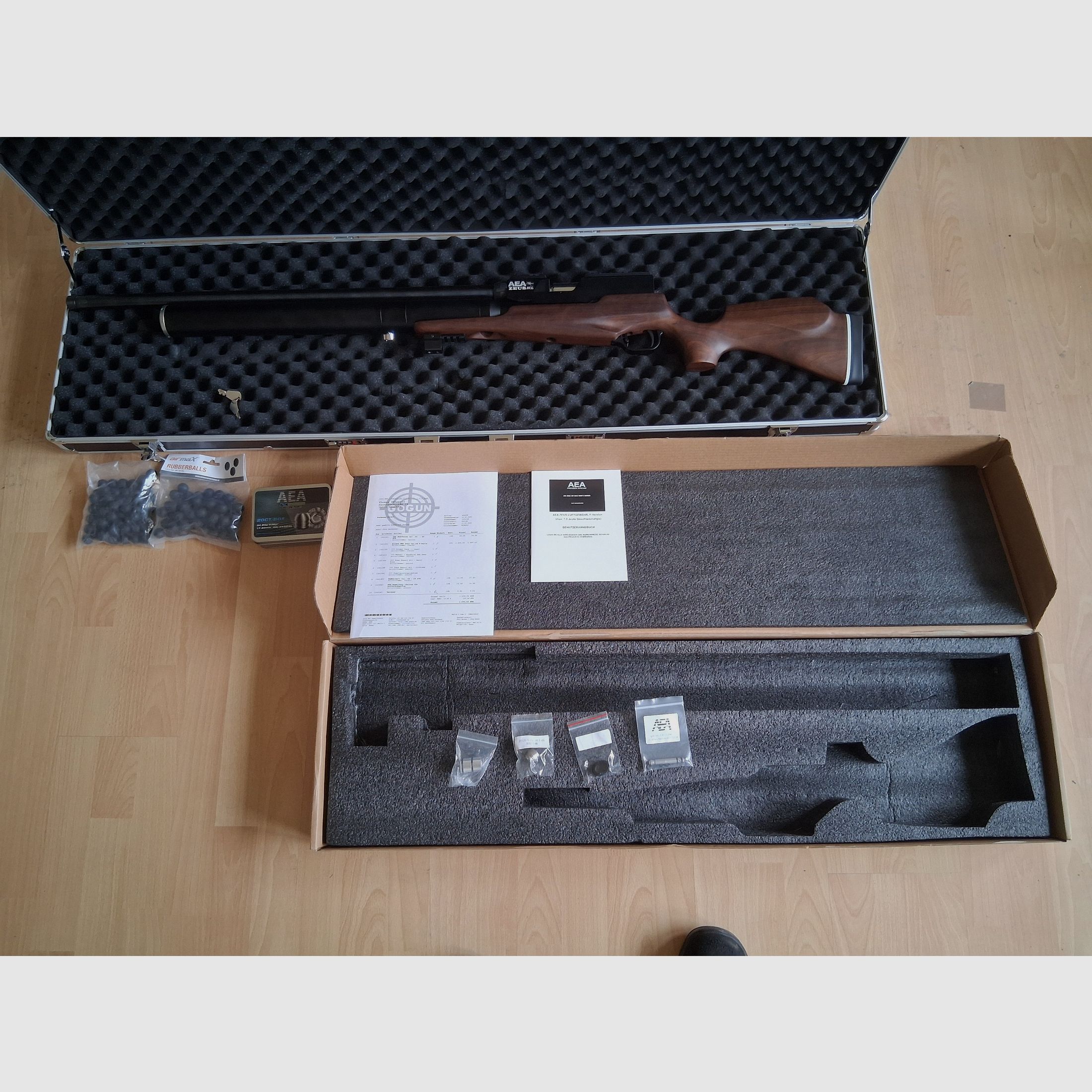 AEA Zeus con accessori non sparato nemmeno una volta