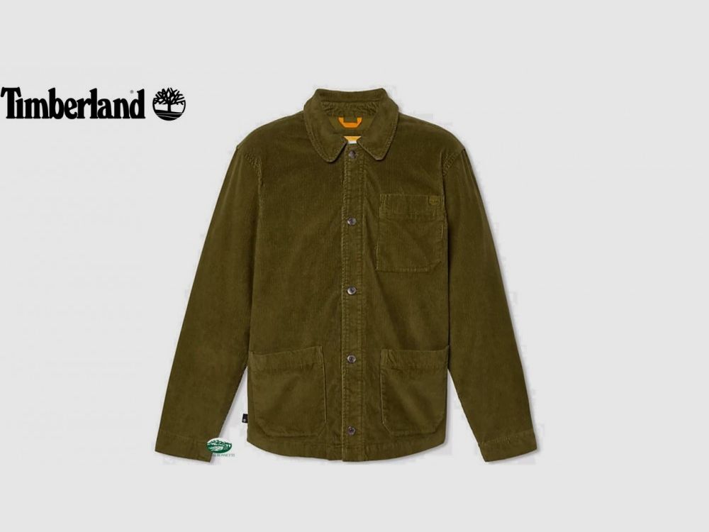 TIMBERLAND Jacke Hemd Samt grün, Bild 1 von 2