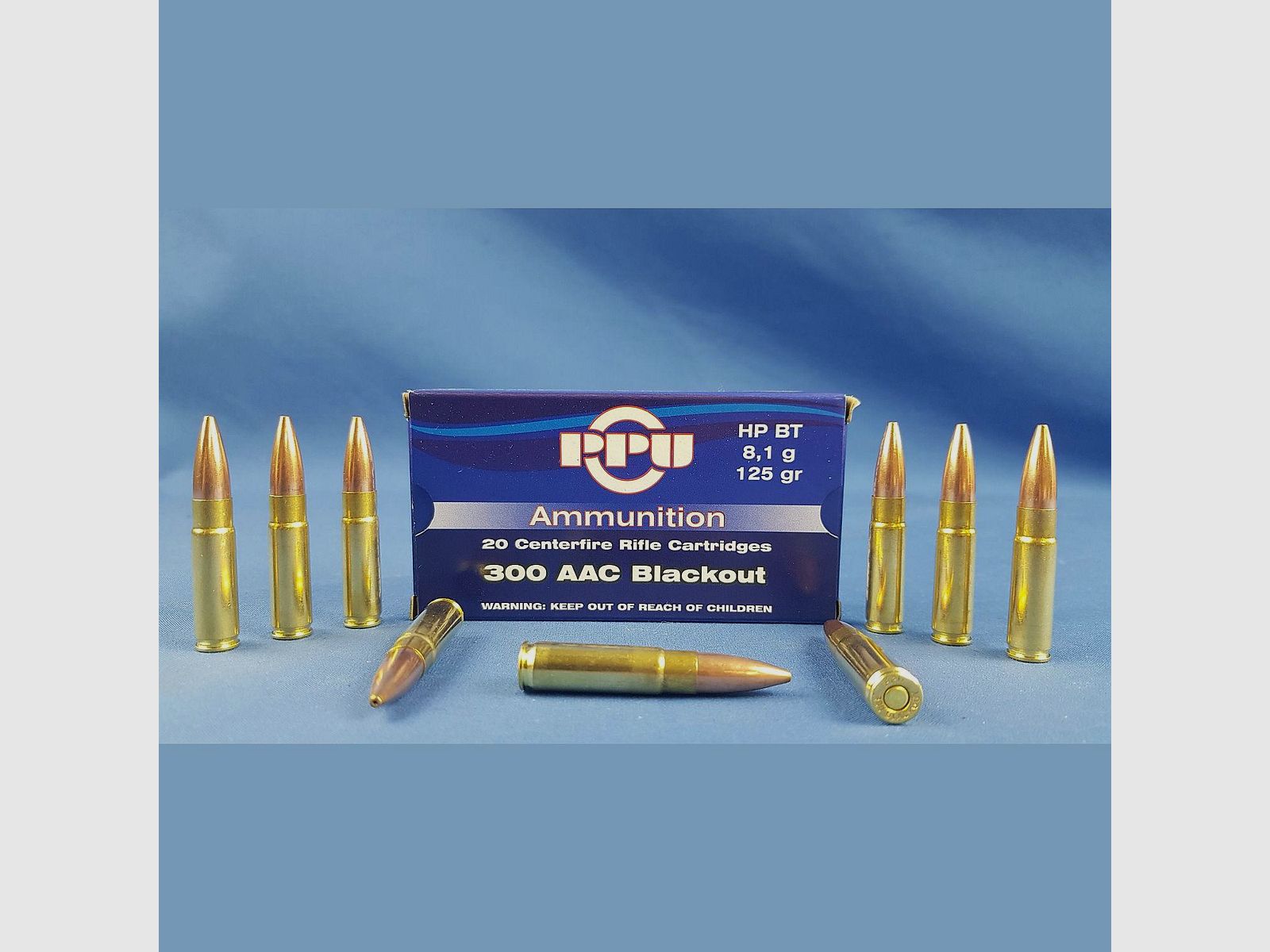 PPU 300 AAC Blackout HPBT 125grs 8,1g