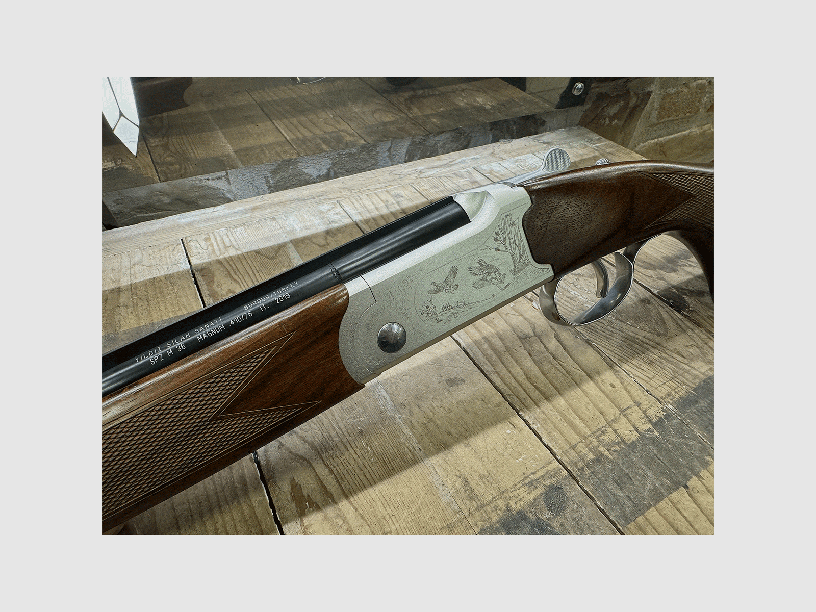 USED – Over-and-under shotgun – YILDIZ MOD. SPZ M 36 cal. 410, image 6 of 9