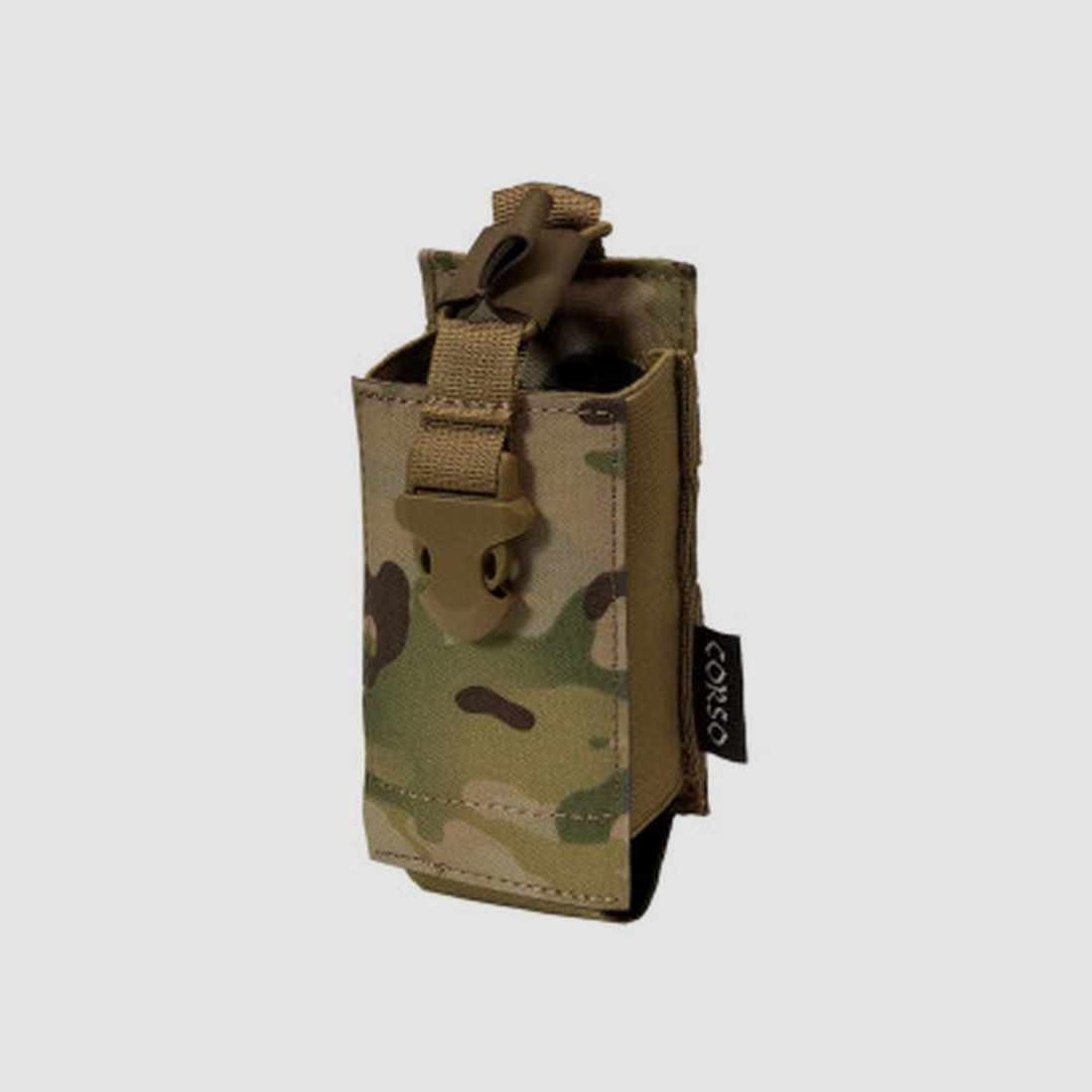 Tasche für Walkie-Talkie Corso Tactical MOLLE - Multicam - Modulare Befestigung - Schneller Zugang im Gelände, Bild 1 von 5