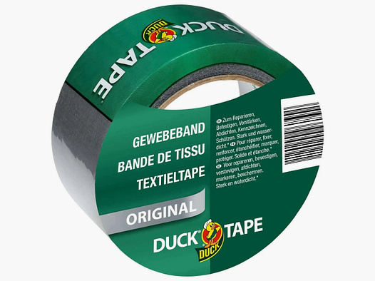 Duck Tape Duck Tape Cinta de tela 50 mm x 25 m plateada