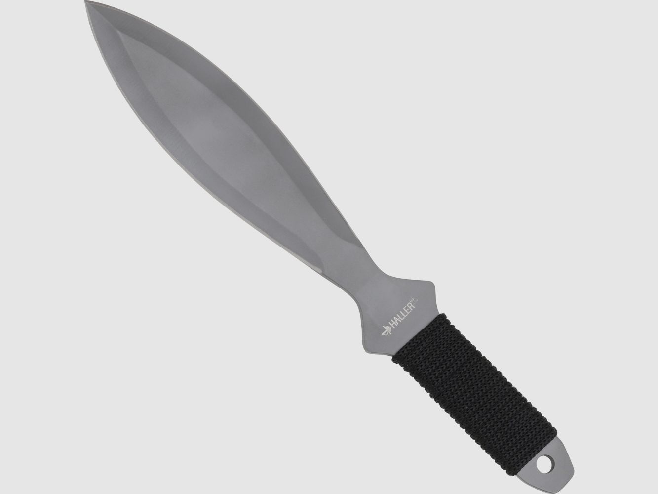 sehr groes schweres Wurfmesser 30cm 240g mit Nylonscheide