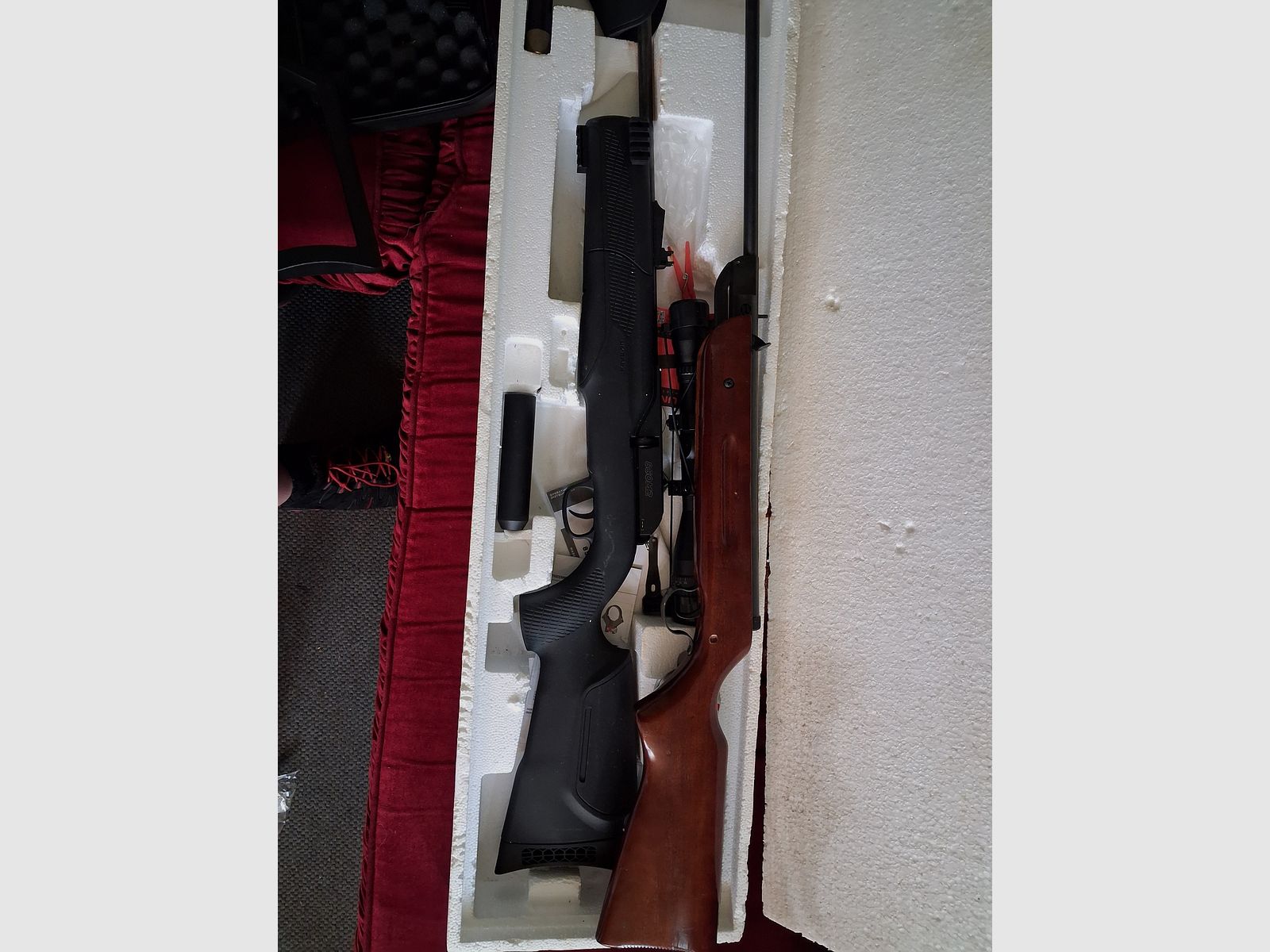 Verkaufe co2 Waffen Set und ein Knick lauf 