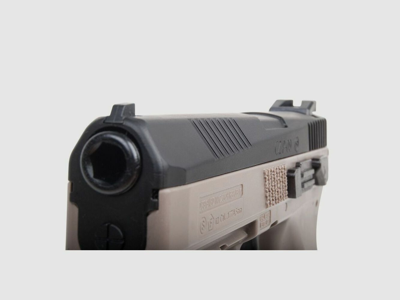 CZ 75 P-09 Duty Bicolor 4,5mm Arma ad aria Co2 BlowBack, immagine 4 di 8
