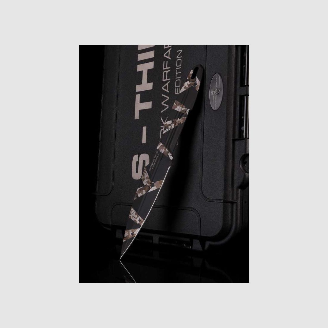 Extrema Ratio S-Thil Black Warfare taktisches Wurfmesser Böhler N690 Stahl