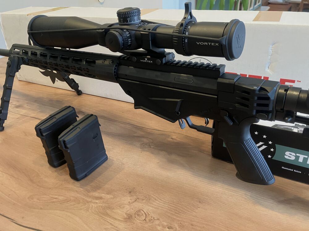 Ruger Precision Rifle inkl. Vortex 5-25x56 Strike Eagle und Zubehör	 6,5mmCreedmoor