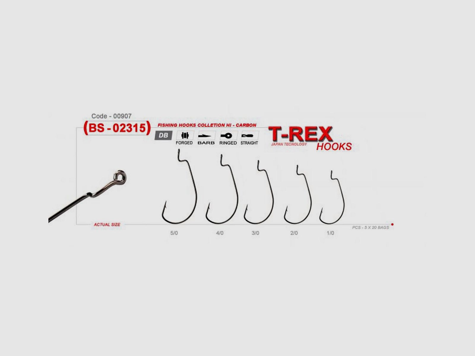 Ami T-Rex BS-02315 Vincent (6 stuks)