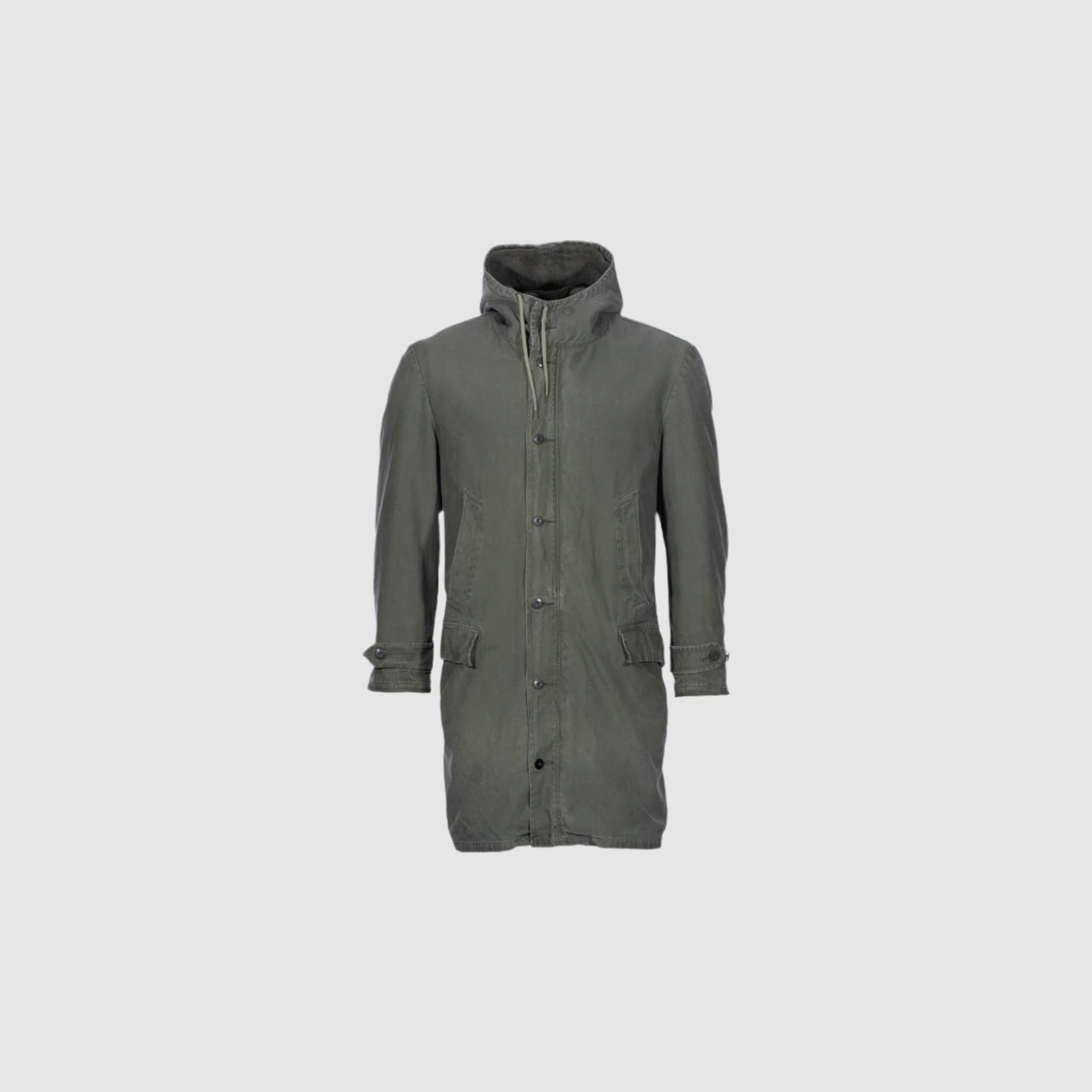 Bundeswehr Original BW Parka lang mit Futter gebraucht