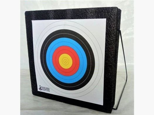 Foam Target Schaumstoffplatte 50x50x10cm mit Ständer