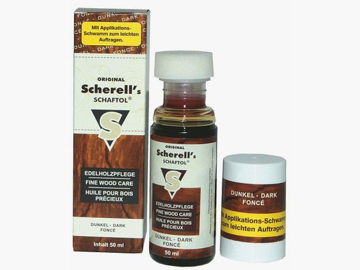 Scherell Schaftöl Dunkel​ 50ml Pflegeartikel