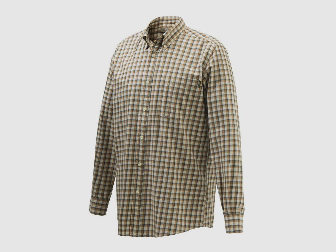 Camicia Wood Button Down Beretta - Cotone Premium - Comfort Traspirante - Per Caccia e Outdoor, immagine 1 di 5