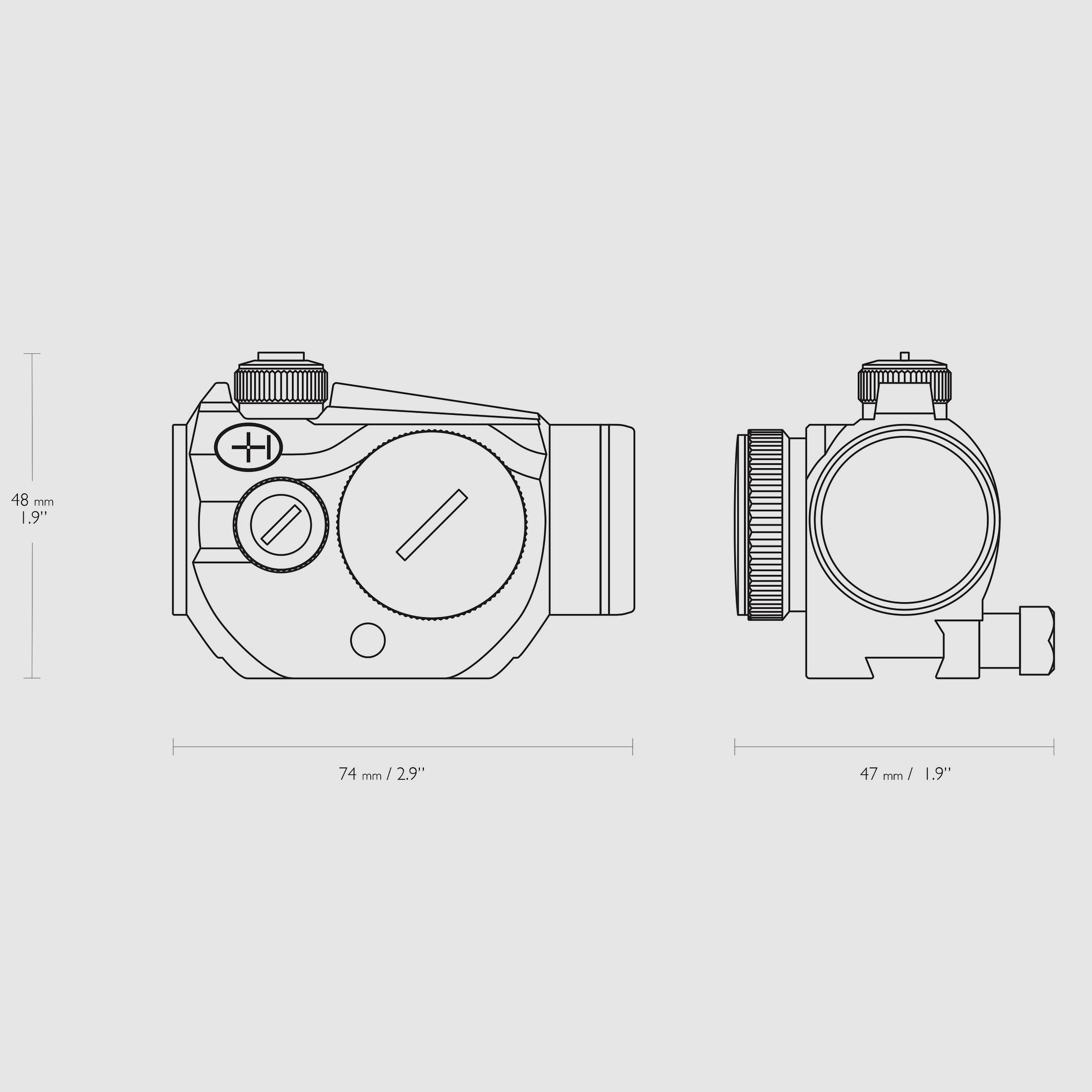 HAWKE Red Dot Sight 12105 Vantage 1x20 9-11mm 3 MOA