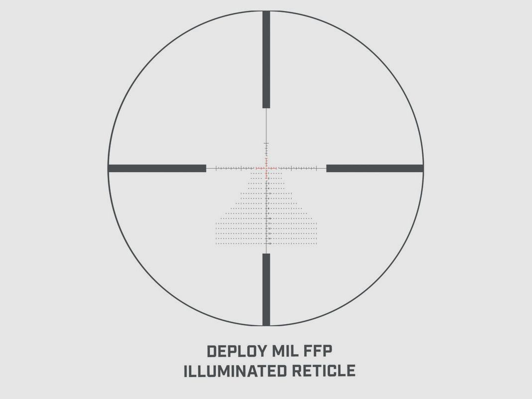 Bushnell Match Pro Zielfernrohr 6-24x50 Deploy MIL Etched Glass FFP Absehen 1. BE