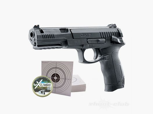 Pistola UMAREX DX17 UX Tornado Set 4,5mm Diabolos BBs