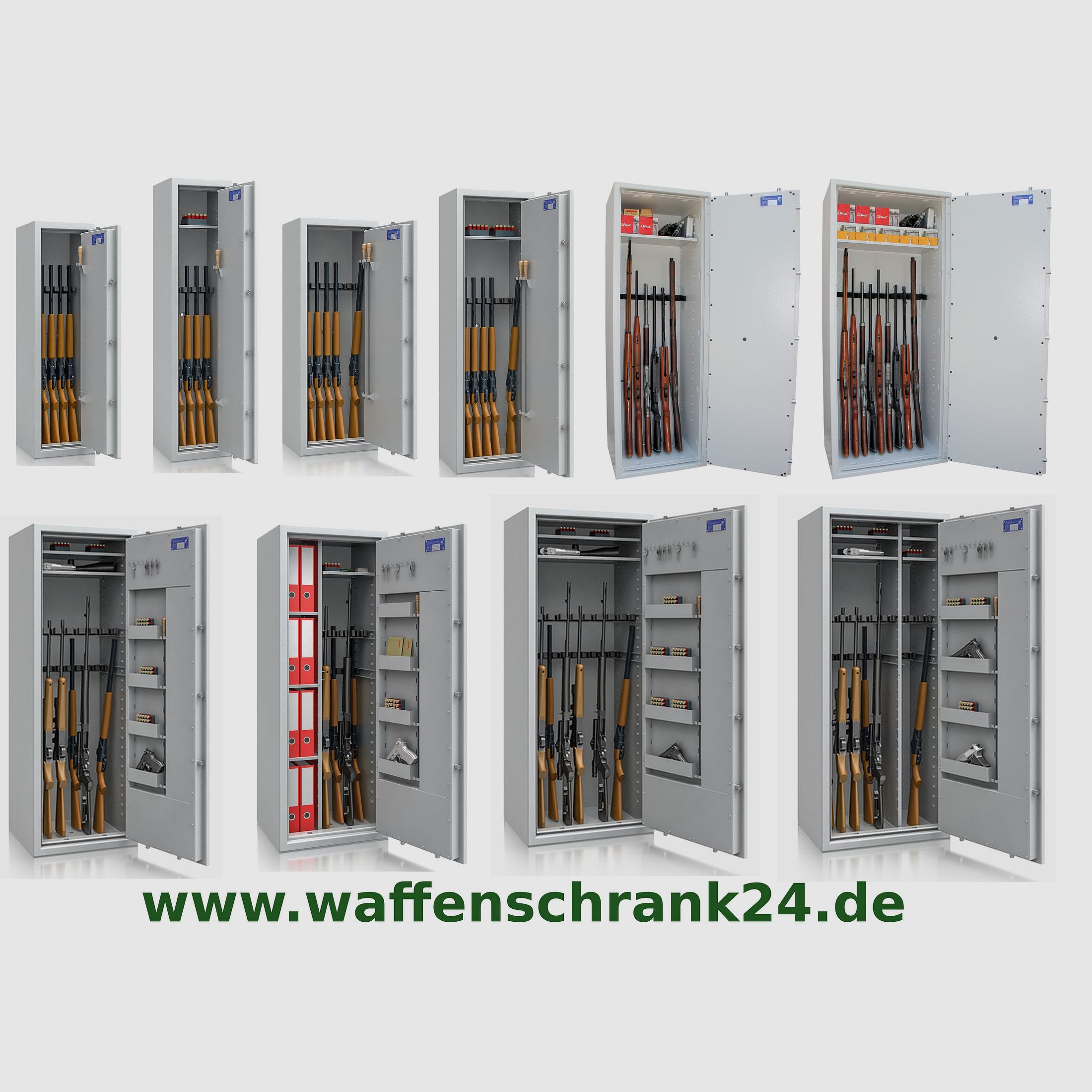 Gun cabinet resistance grade N/0 1 according to EN 1143-1