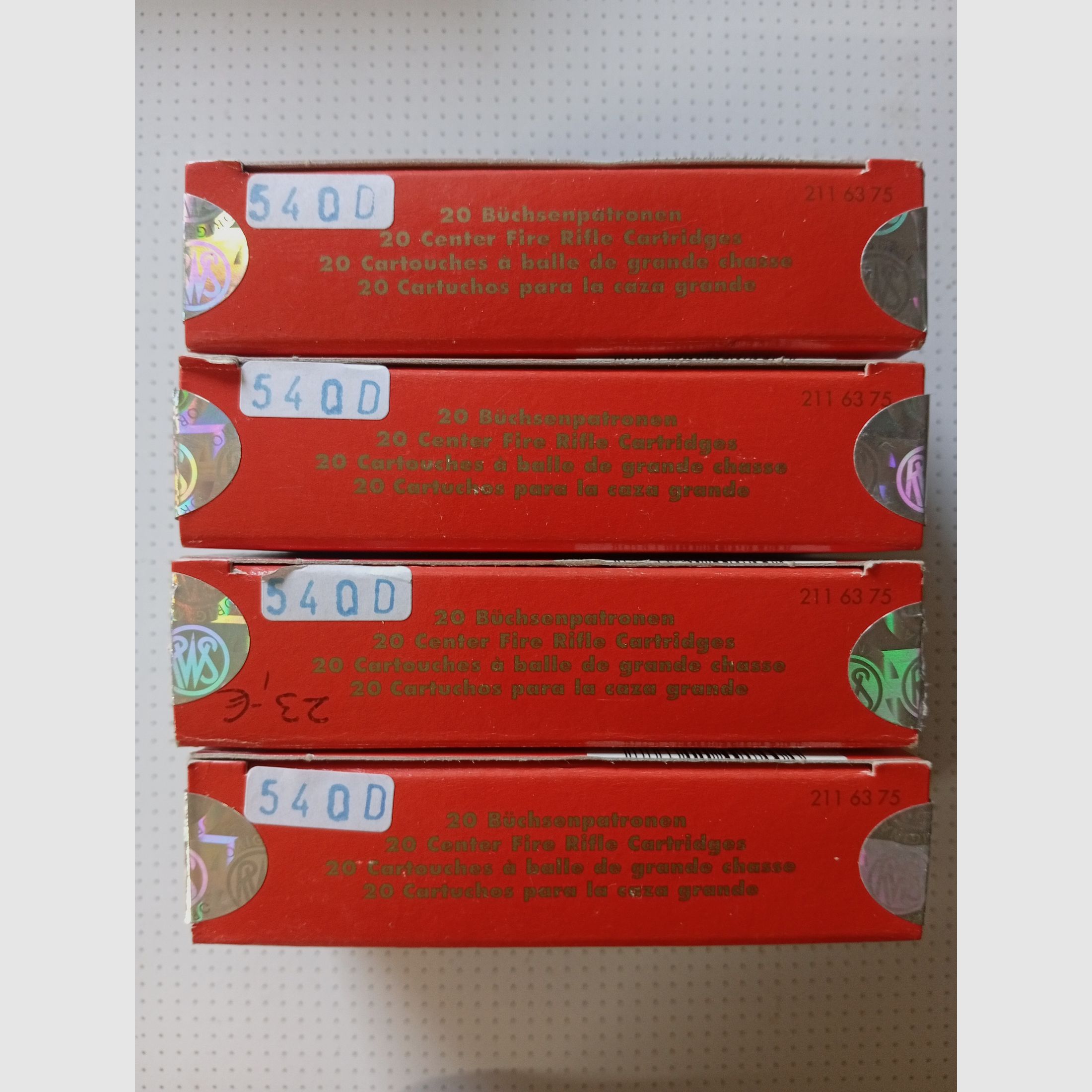 .22 Hornet cartouches